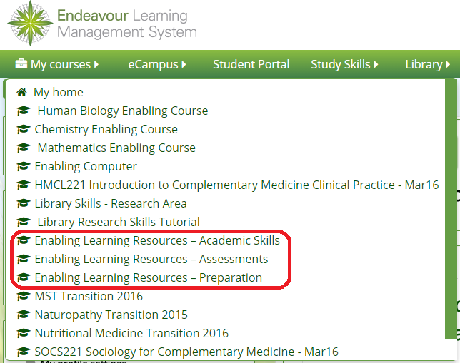 Enabling Courses